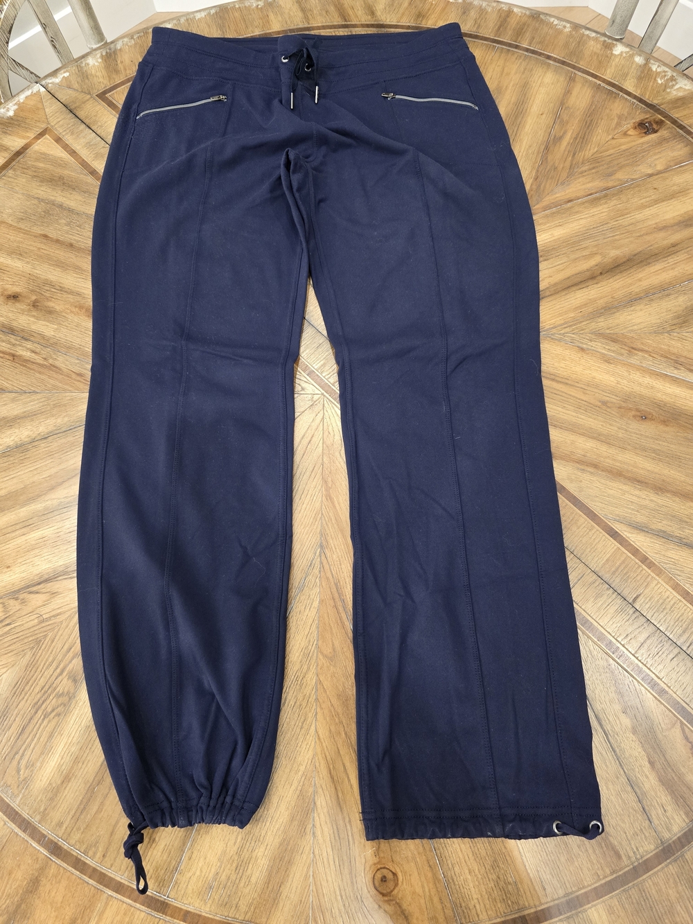 Athleta Metro Slouch Reflex Jogger Pants - Heather Charcoal, Charcoal & Blue, XL - Picture 13 of 15